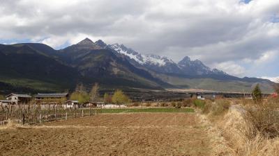 A vélo dans la campagne